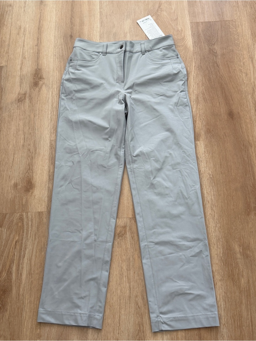 lululemon athletica Light Gray Straight-Leg Pants